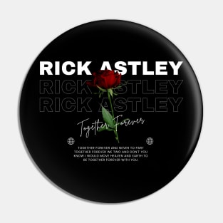 Rick Astley // Flower Pin