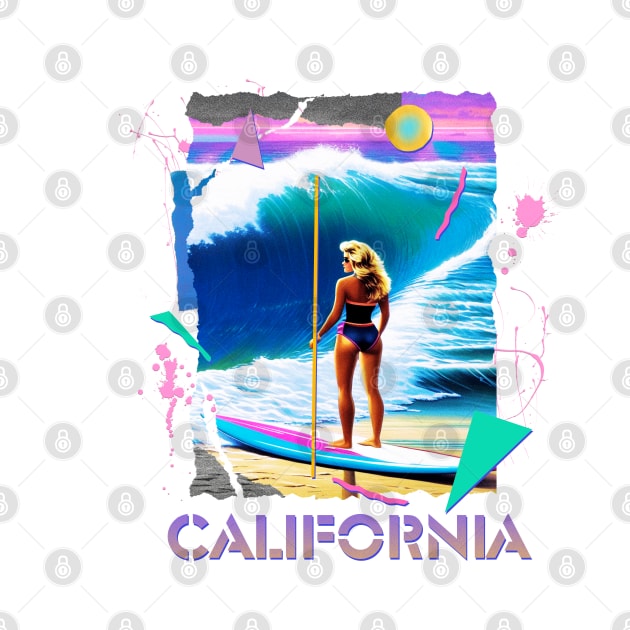 CALIFORNIA BEACJ 80S RETRO STYLE by DISCO DISCO MX