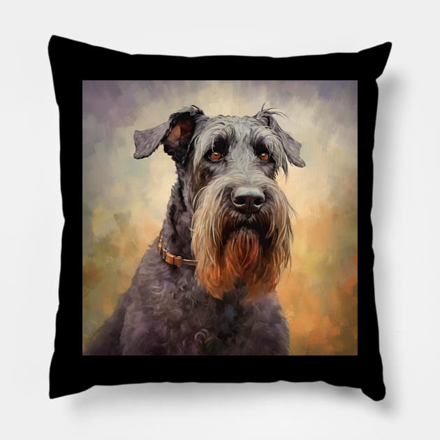 Giant Schnauzer Pillow by chapter2