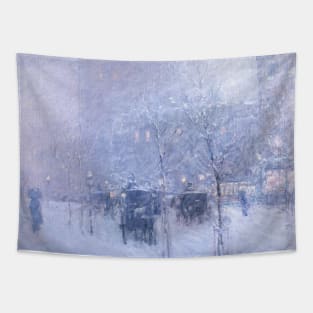 Late Afternoon, New York, Winter by Childe Hassam Tapestry