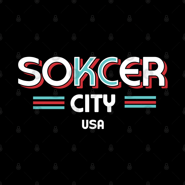 Kansas City Soccer City USA Current Black by Fountain City Designs KC