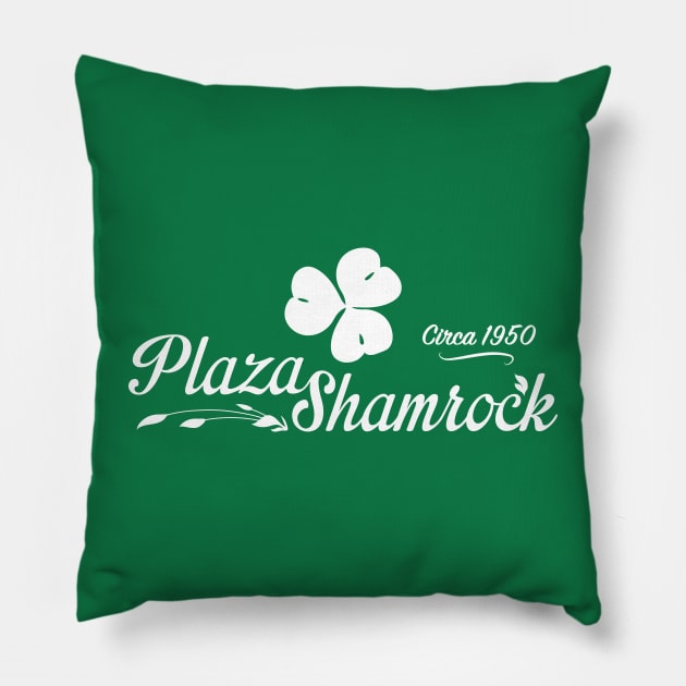 Plaza Shamrock Pillow by Plaza Shamrock