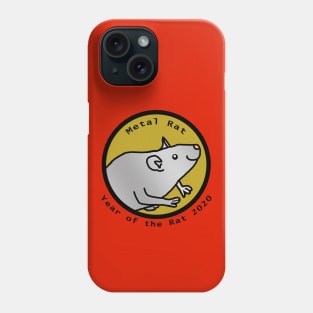 Portrait of a Metal Rat 2020 Phone Case