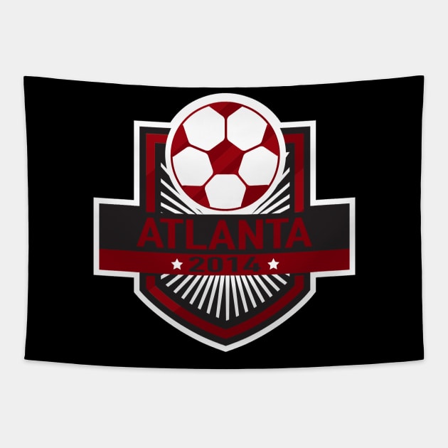 Atlanta Soccer Tapestry by JayD World