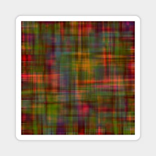 Multicolored Abstract Modern Pattern Magnet