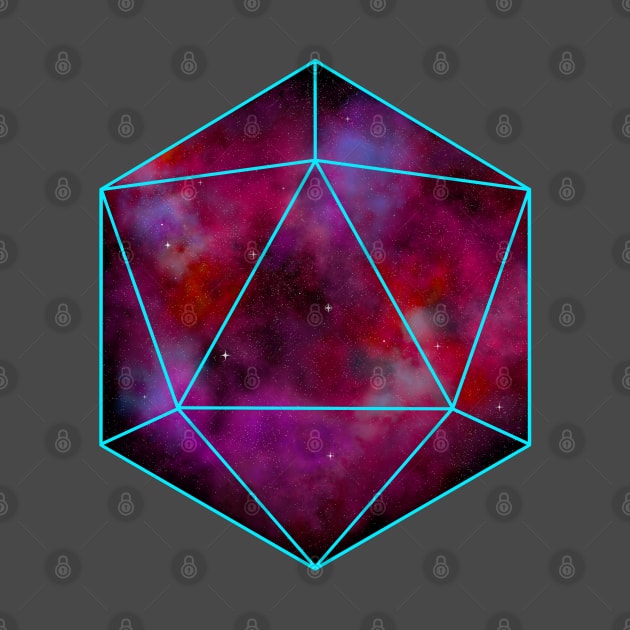 Red Nebula D20 by Vivid Chaos