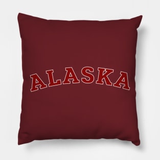 Alaska Retro Vintage University Style Pillow