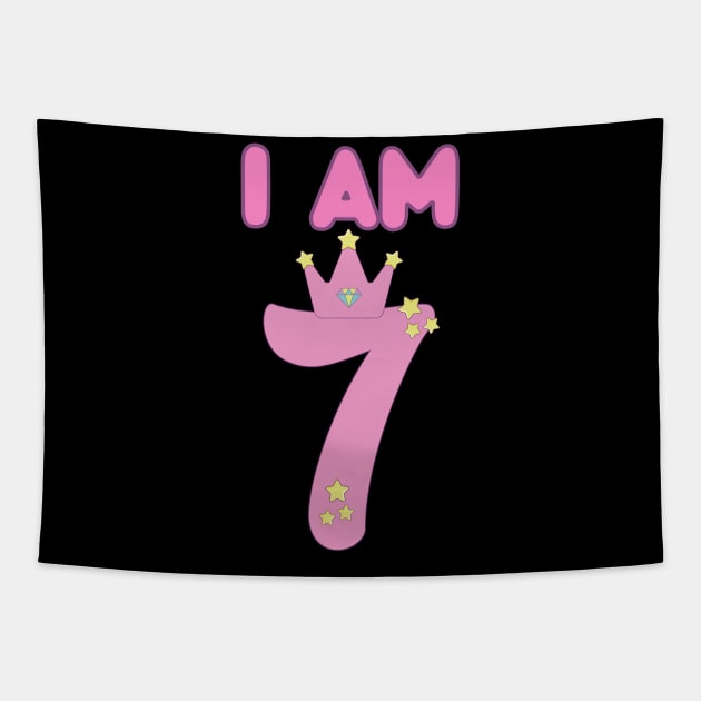 I Am 7 Tapestry by HobbyAndArt