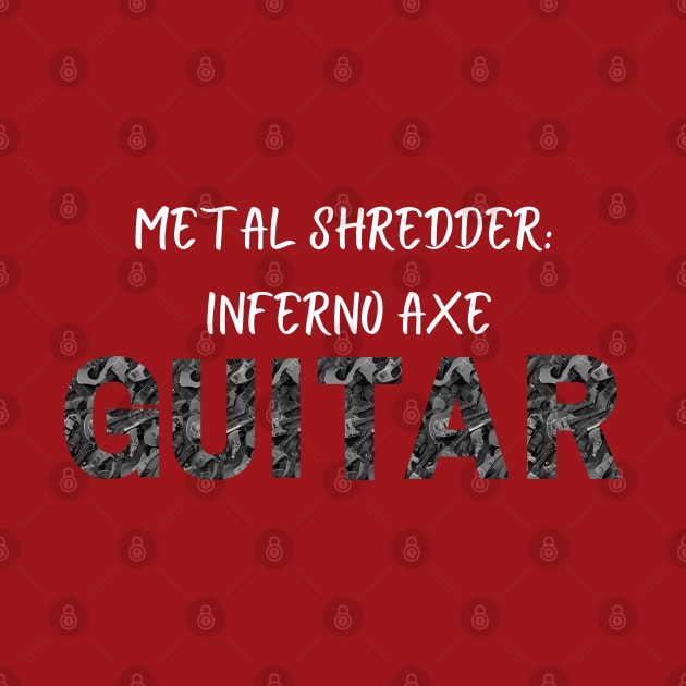 Heavy Metal Shredder inferno Axe by Klau