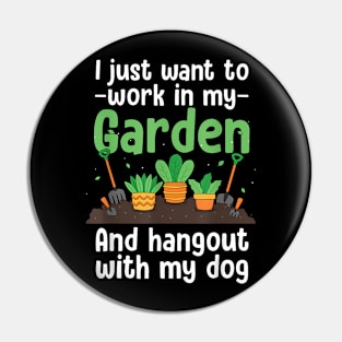 Gardening For Men Women Plant Lover Florist Gardener Pin