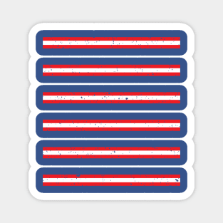 Chelsea Football Supporters Blue Red White Bar Scarf Design Magnet