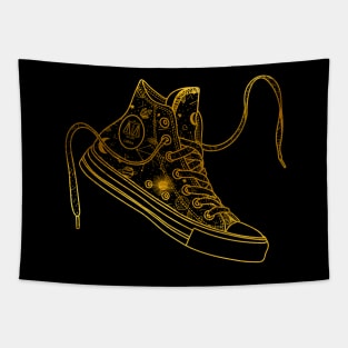 Libra high tops - Gold Tapestry