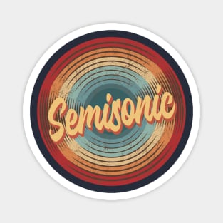 Semisonic Vintage Circle Magnet