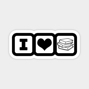 I Love Books Magnet