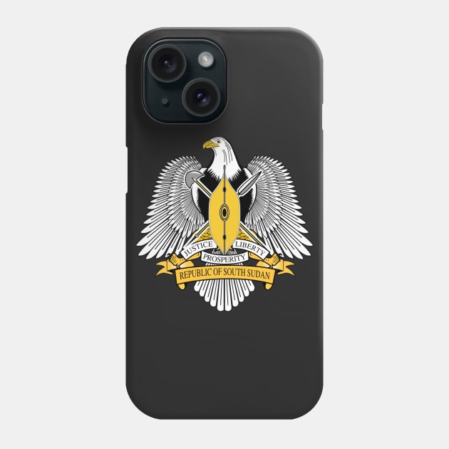 Coat of arms of South Sudan Phone Case by Flags of the World