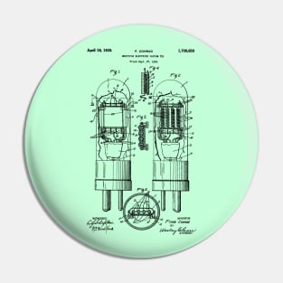 Vacuum Tube Patent 1924 Pin