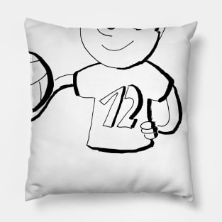 Young female Volleyball player Pillow