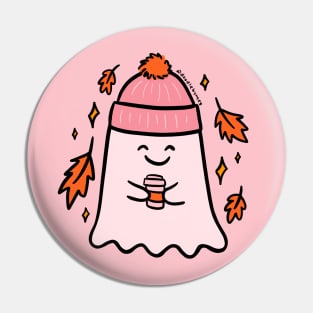 Fall Ghost Pin