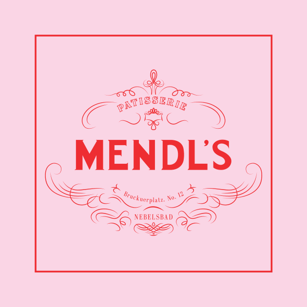 Grand Budapest Hotel- Mendl's box by Gothenburg Print