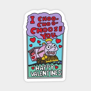 i love you - choo choo choose you Magnet