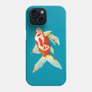 Comet tail goldfish Phone Case