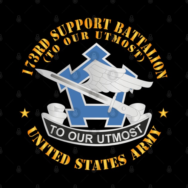 173rd Support Battalion - To Our Utmost - US Army - DUI  X 300 by twix123844