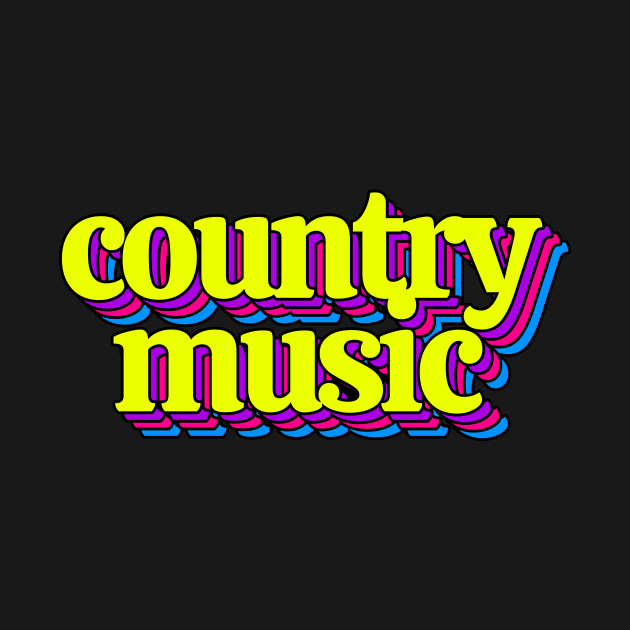 Country Music by Kelly Louise Art