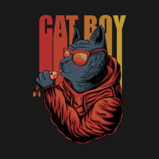 Cat boy eyeglasses T-Shirt