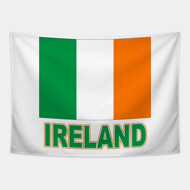 The Pride of Ireland - Irish Flag Design Tapestry by Naves