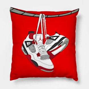 hang shoe retro Pillow