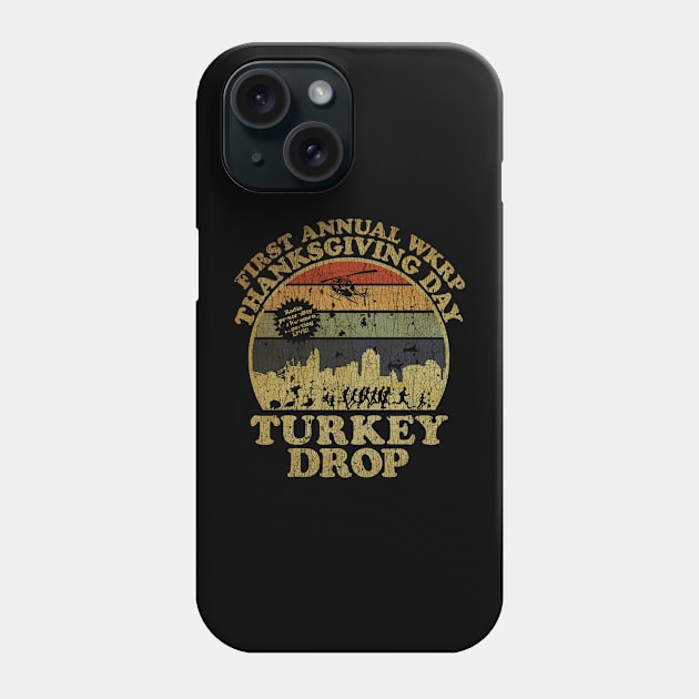 White First Anual Turkey Dropvintage Phone Case by mobilmogok99