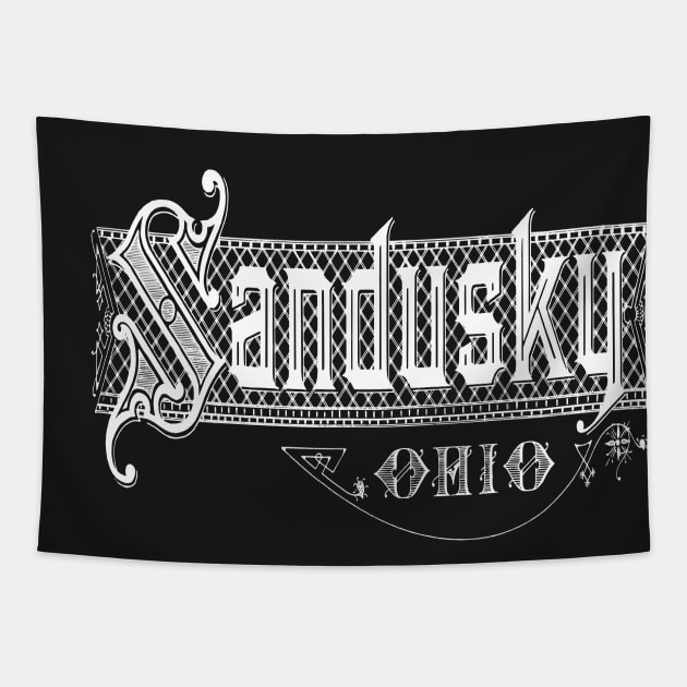 Vintage Sandusky, OH Tapestry by DonDota