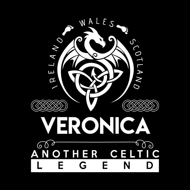 Veronica Name T Shirt - Another Celtic Legend Veronica Dragon Gift Item by harpermargy8920