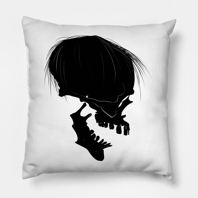 Skull Scream Pillow by Richtoon