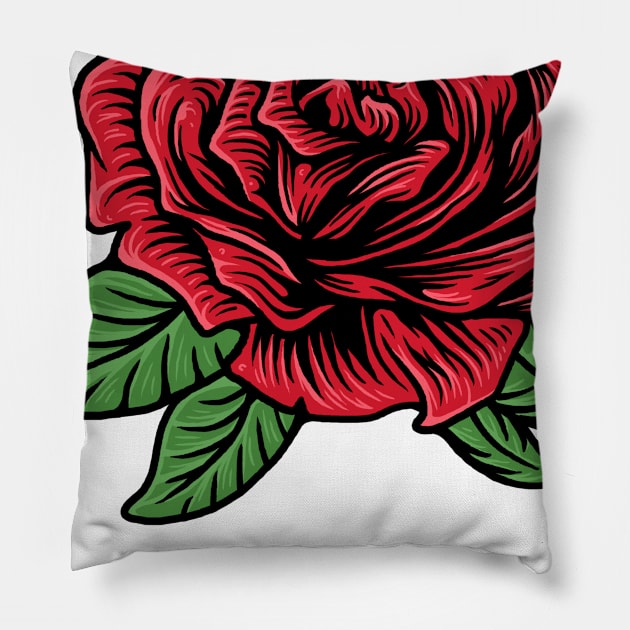 the roses Pillow by semartigagelas