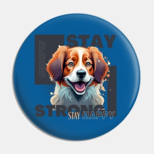 DECOPIN Stay Strong and Stay Happy Pin