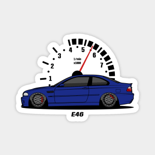 Blue E46 Magnet