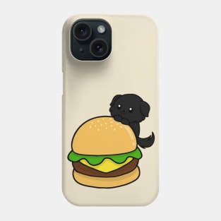 dog and burger chibi 2 Phone Case