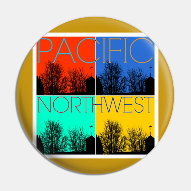 Pacific Northwest Color Grid Pin by TheDaintyTaurus