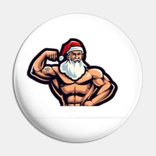 Santa gym Pin