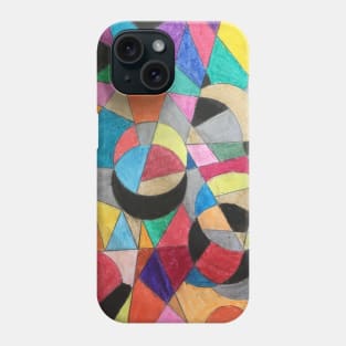 Bold Cressents and Colors Phone Case