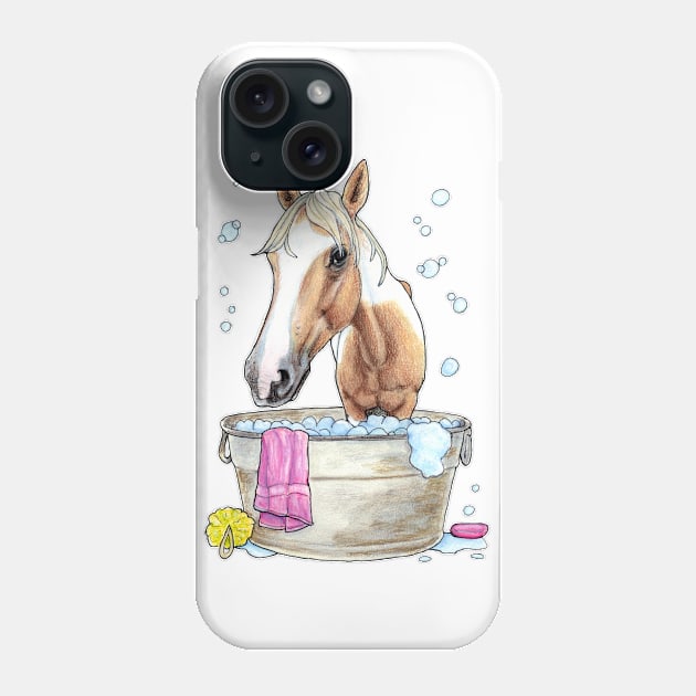 Wash Tub Filly Phone Case by Julie Townsend Studio