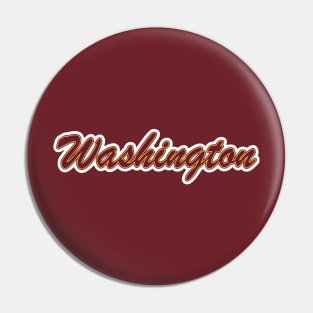 Football Fan of Washington Pin