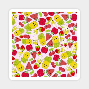 Kawaii Fruit Pattern Magnet