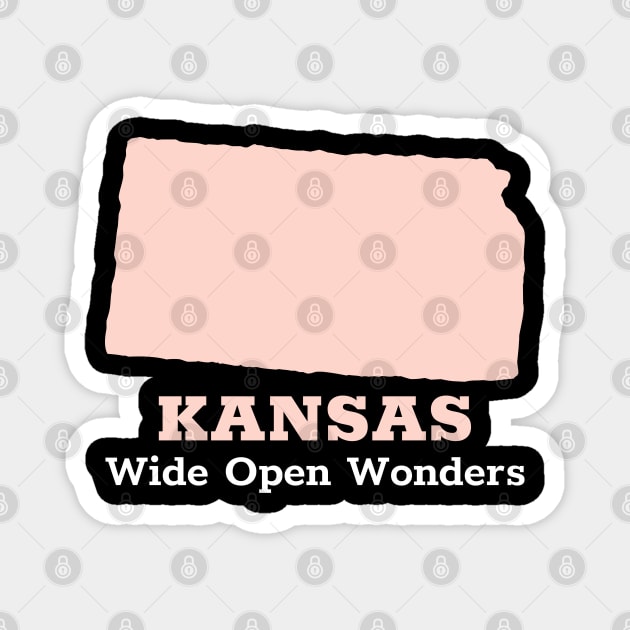 KANSAS: Wide Open Wonders Magnet by ProTeePrints