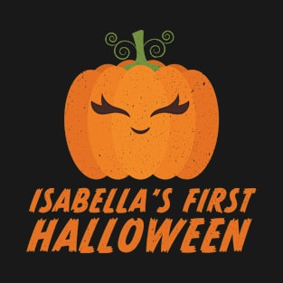 Isabella's First Halloween | Baby Isabella My First Halloween Personalised Name T-Shirt