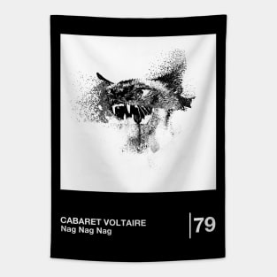 Cabaret Voltaire / Minimal Style Graphic Artwork Design Tapestry