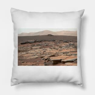 Erosion on Mars, Curiosity rover image (C023/5354) Pillow