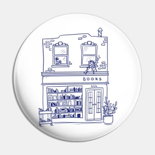 Neighborhood Bookshop Sticker Pin