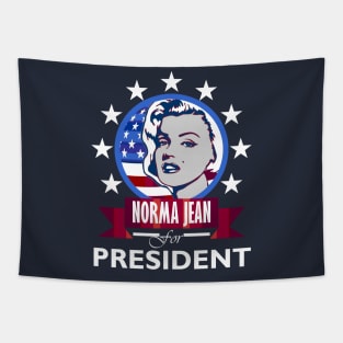 Norma Jean for President Tapestry